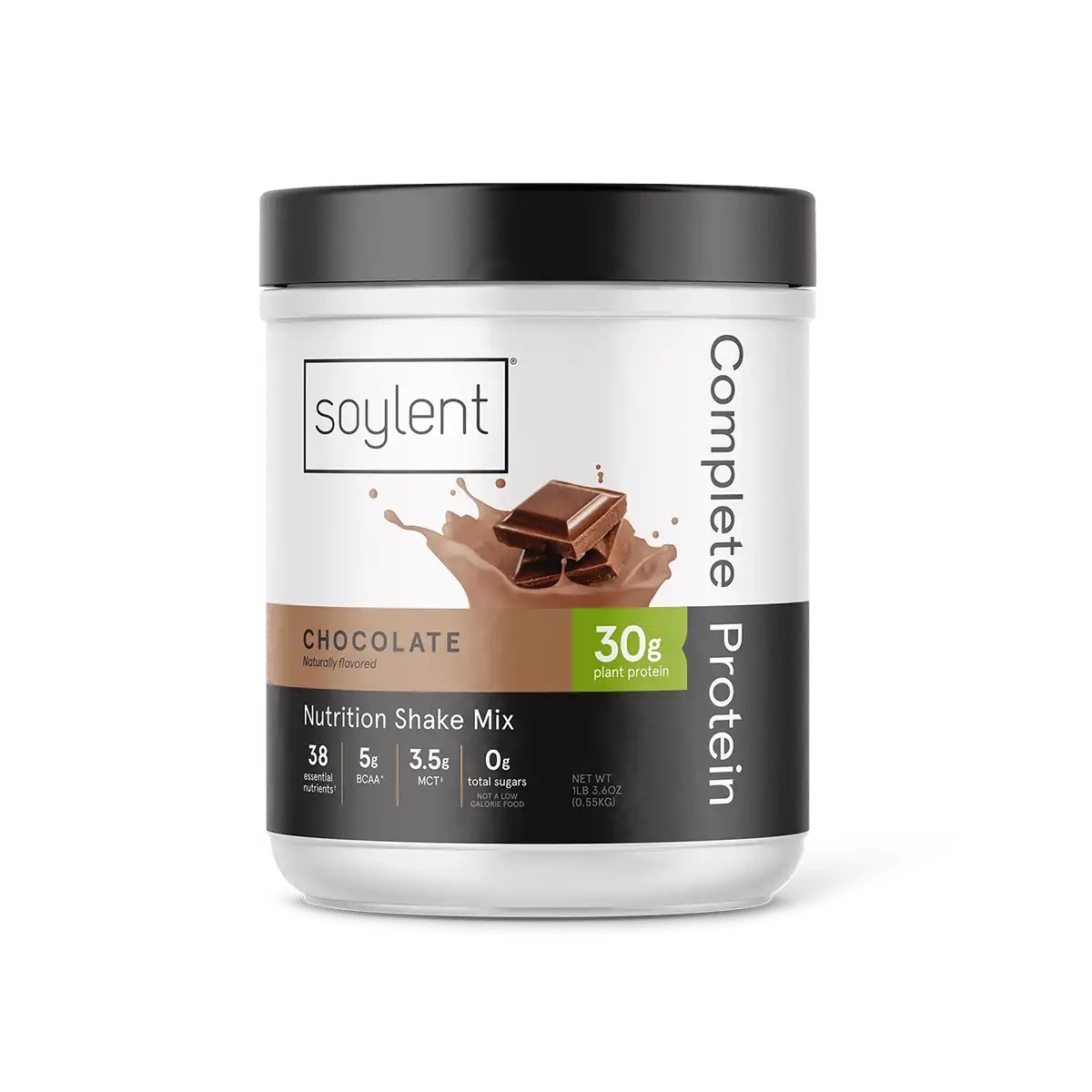 Soylent complete protein powder - chocolate -  prepaid 6 month